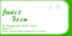 judit heim business card